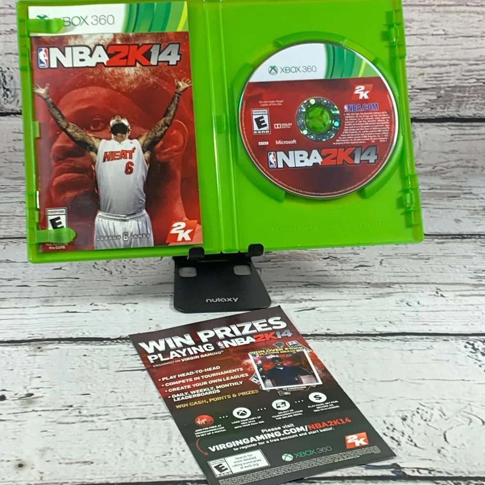 NBA 2K14 Xbox 360 Basketball Video Game Complete with Manual & Promo Insert‎